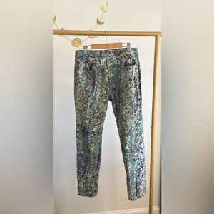 ESCADA SPORT Printed Skinny Jeans size 40